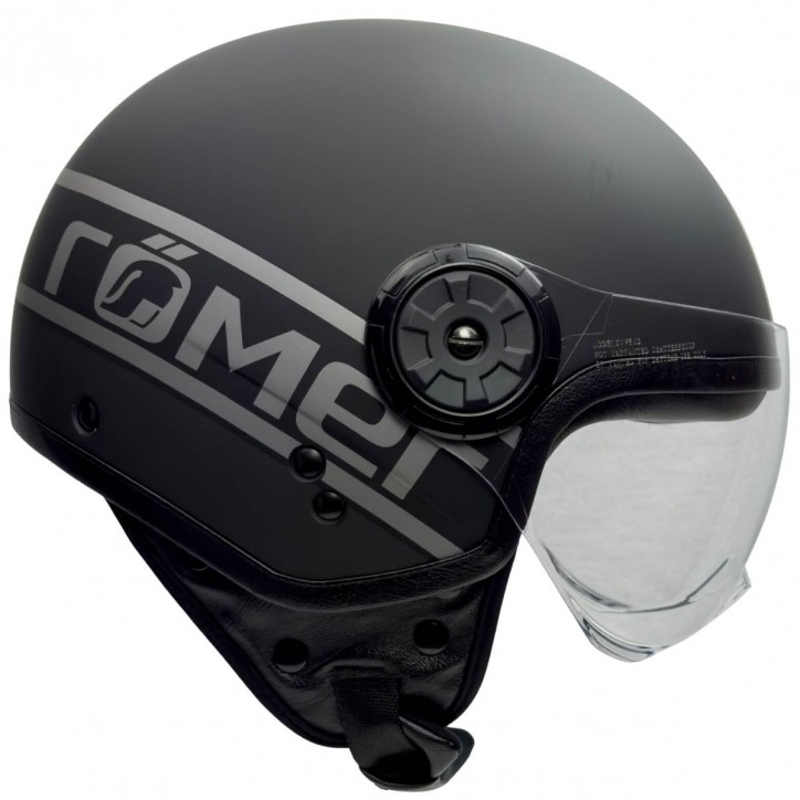Roleff Motorrad- Jethelm mit Pilotenvisier in edlem Design Blitzverkäufe