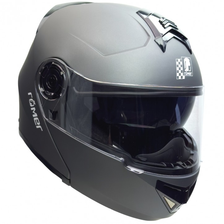 Roleff RO20056 - Klapphelm mit integriertem Sonnenvisier in Titanium Online