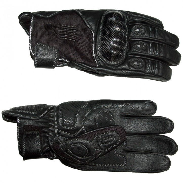 Roleff RO60 - Sommer Leder Motorradhandschuh mit kurzer Stulpe