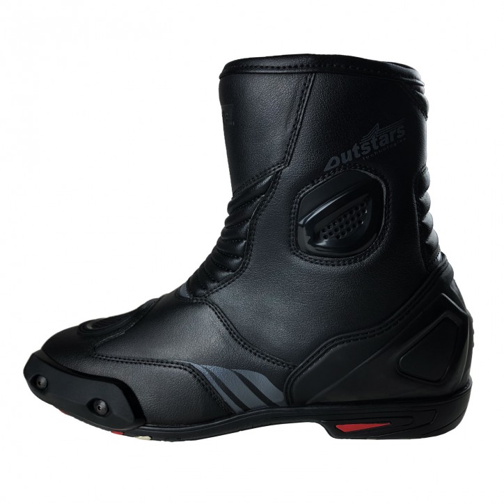 Roleff RO020 - Halbhoher Motorradstiefel "Sport", mit auswechselbaren Schleifpads Outlet