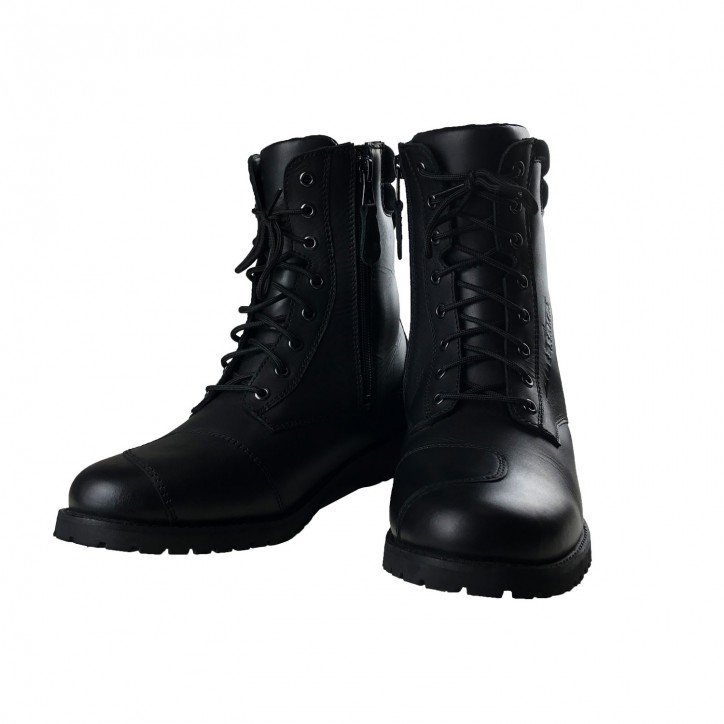 Roleff RO012 - Motorradstiefel "Ranger", mit seitlichem Reißverschluss und Schnürung