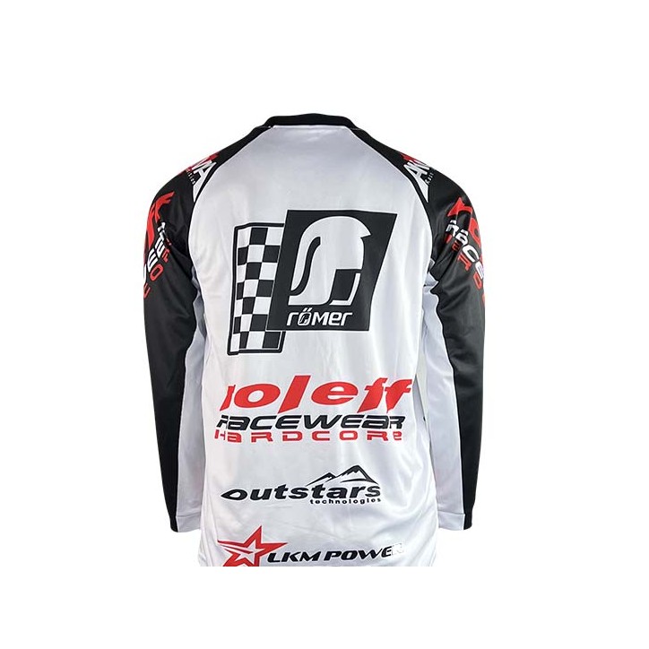 Roleff RO8710 MX Shirt weiss/schwarzMotocross- Shirt Hotsell