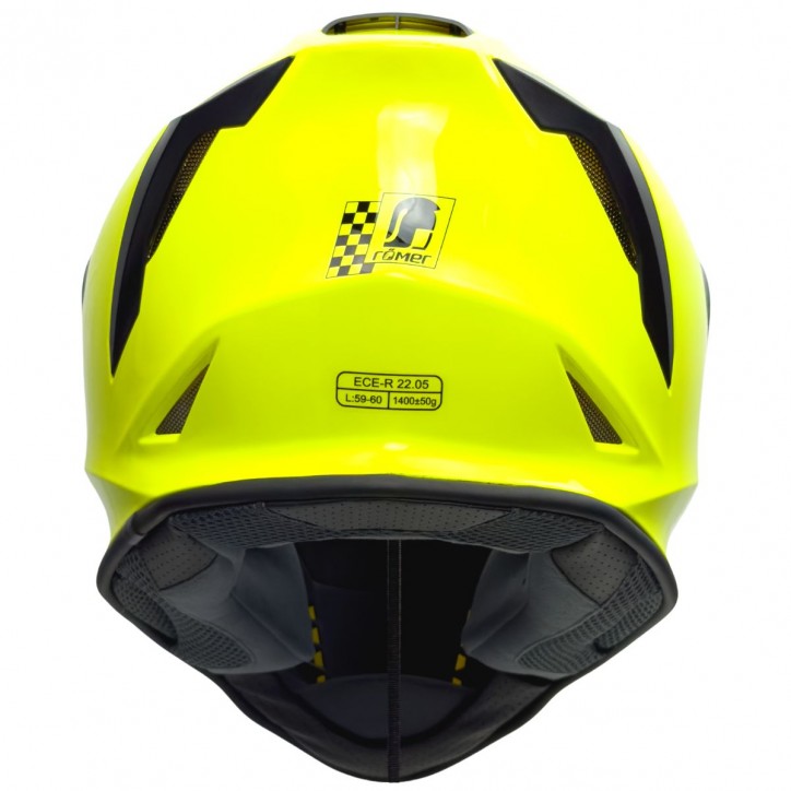 Roleff RO50219 - Integralhelm in Neongelb Schlussverkauf