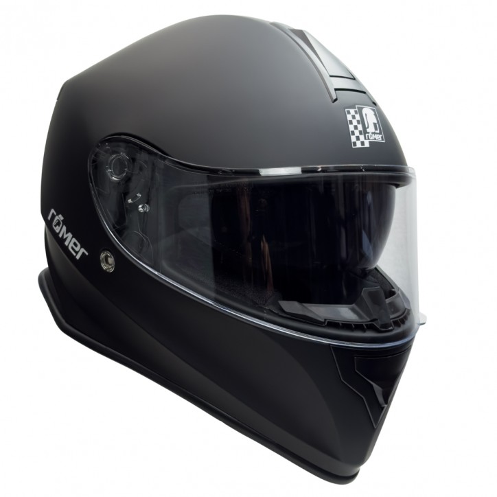 Roleff RO813 - Schwarzer Integralhelm mit Sonnenvisier Meist gekauft