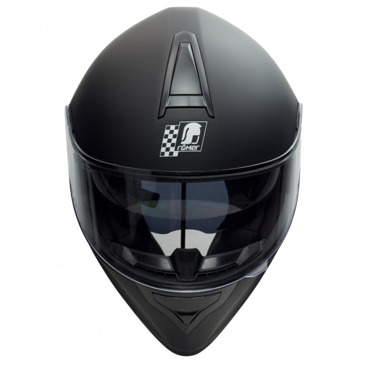Roleff RO813 - Schwarzer Integralhelm mit Sonnenvisier Meist gekauft