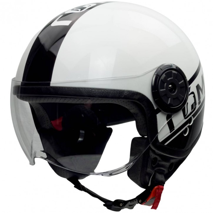 Roleff Motorrad- Jethelm - Hochglanz Lackierung & Pilotenvisier