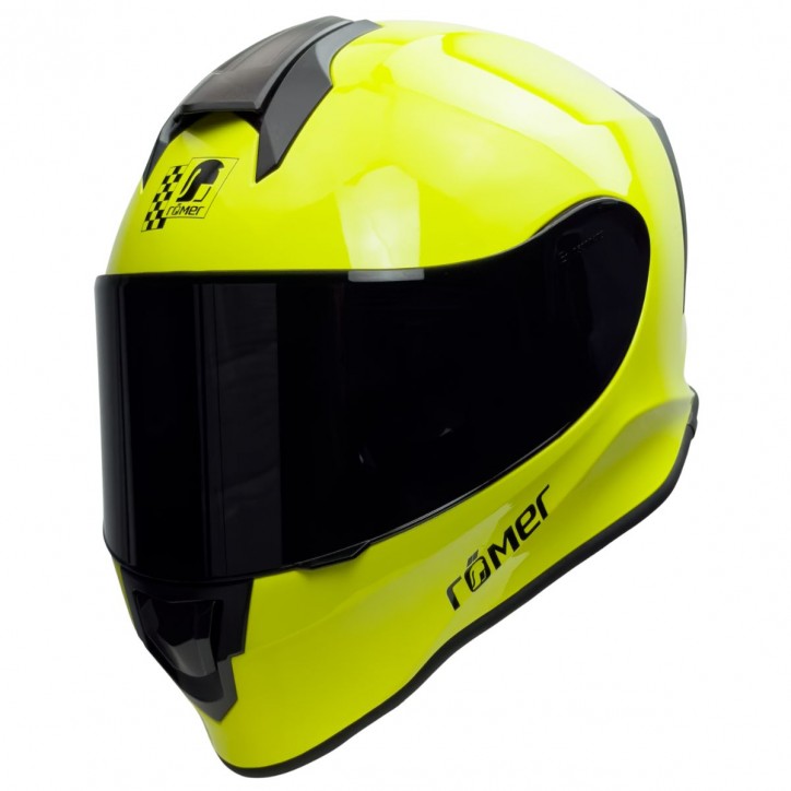 Roleff RO5019 - Kinder Motorradhelm in Neongelb