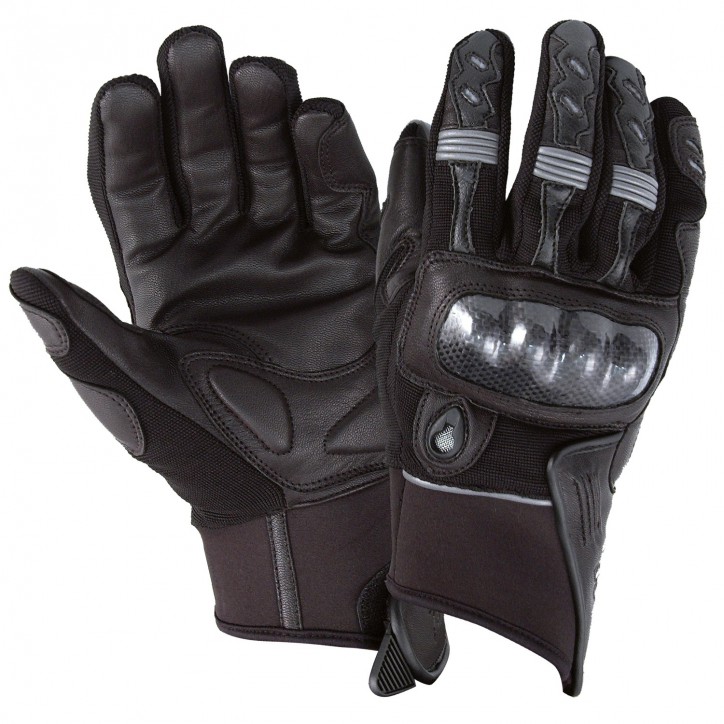 Roleff RO70 - Sommer Textil/Leder -Handschuhe mit Protektoren und Belüftung