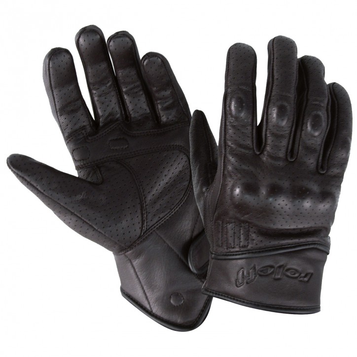 Roleff RO71 - kurze Sommer Handschuhe aus Leder - verdeckte Knöchelverstärkungen
