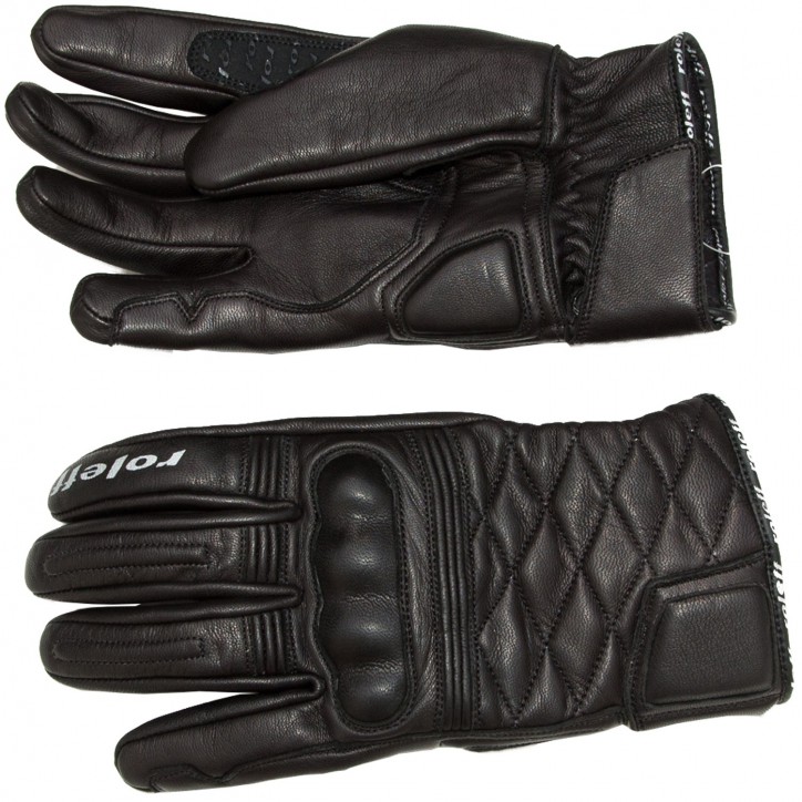 Roleff RO43 - Sommer Handschuhe aus Leder - gesteppte Stulpe