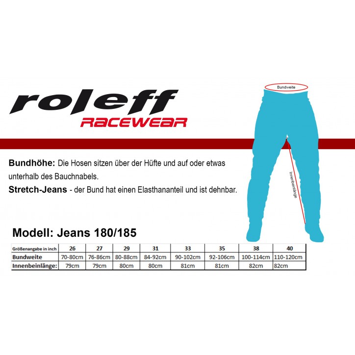 Roleff RO185 - Blaue Aramid Motorradjeans mit Protektoren für Damen Blitzverkäufe