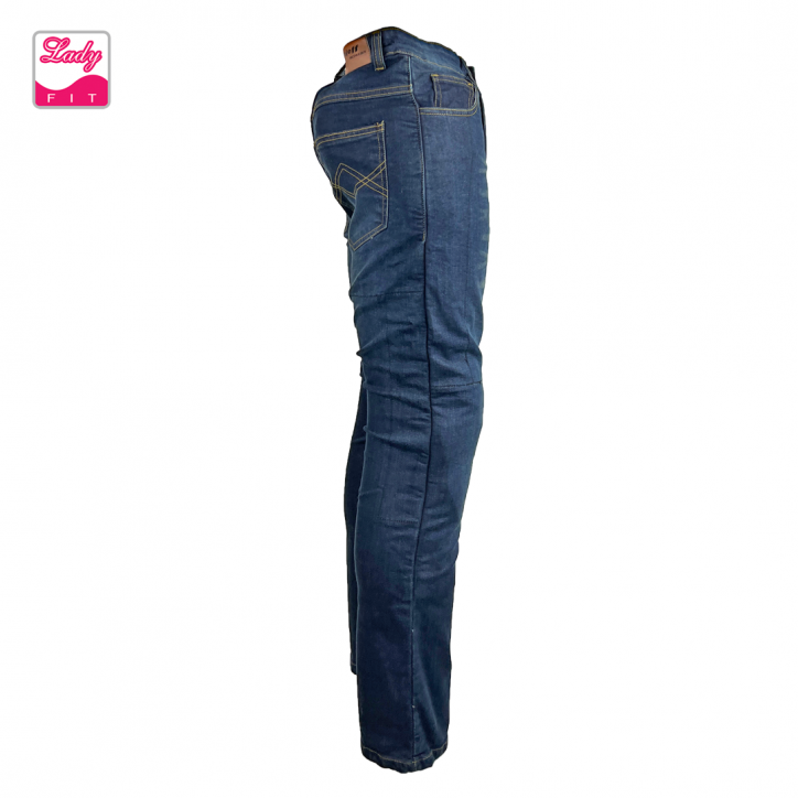 Roleff RO185 - Blaue Aramid Motorradjeans mit Protektoren für Damen Blitzverkäufe