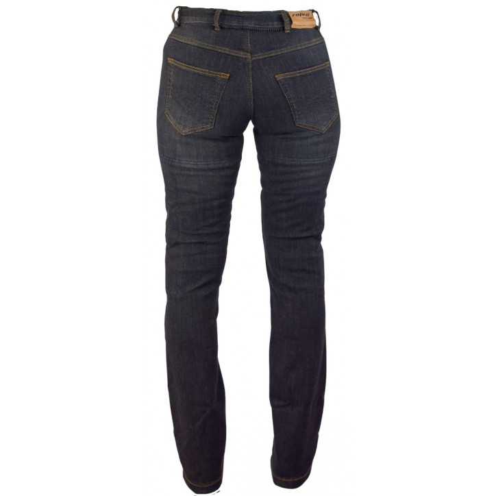 Roleff RO180 - schwarze Damen Motorradjeans mit Protektoren & extrem abriebfesten Aramid Outlet
