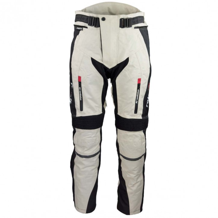 Roleff RO1524 - Helle Motorradhose mit Belüftungssystem und Stretch-Einsätzen Auslauf