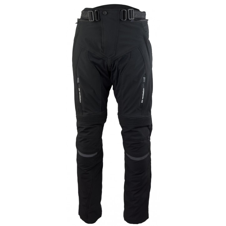 Roleff RO400 - Schwarze Softshell Motorradhose mit Belüftungssystem, Klimamembrane und Thermofutter Verkauf