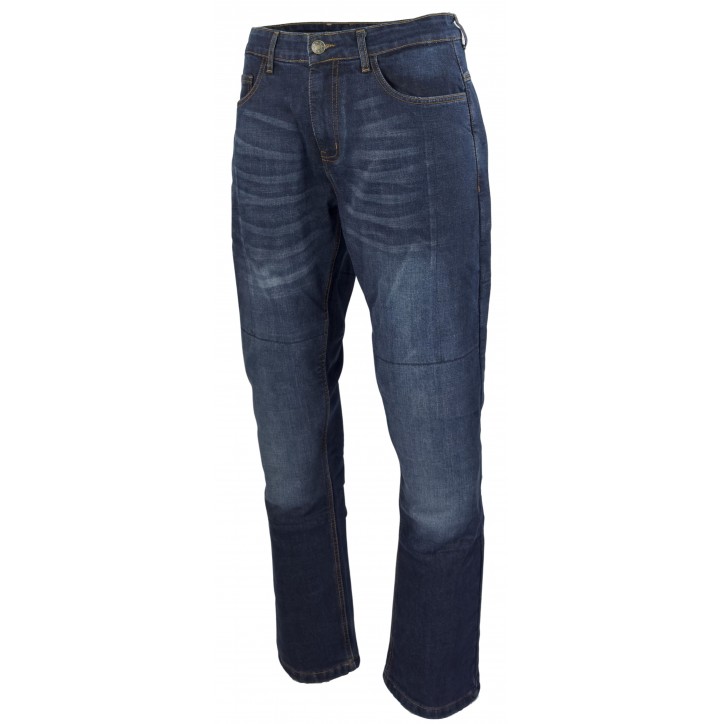 Roleff RO175 - Blaue Aramid Motorradjeans mit Protektoren für Herren
