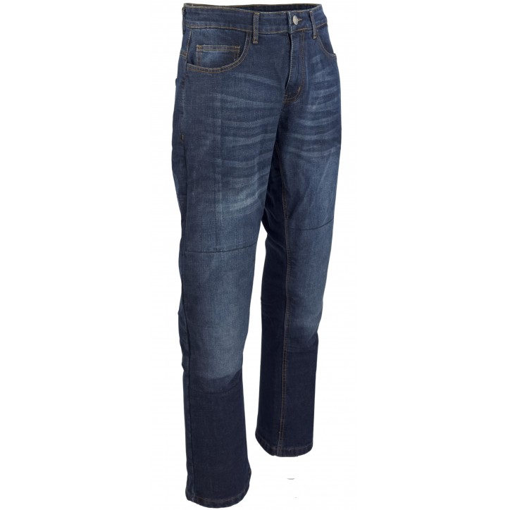 Roleff RO175 - Blaue Aramid Motorradjeans mit Protektoren für Herren Verkauf