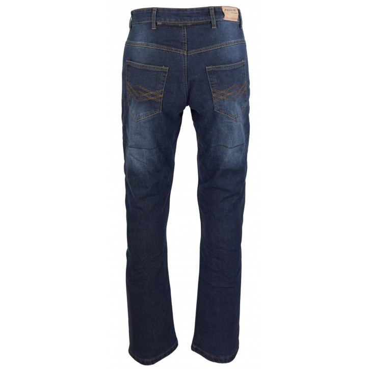 Roleff RO175 - Blaue Aramid Motorradjeans mit Protektoren für Herren Verkauf