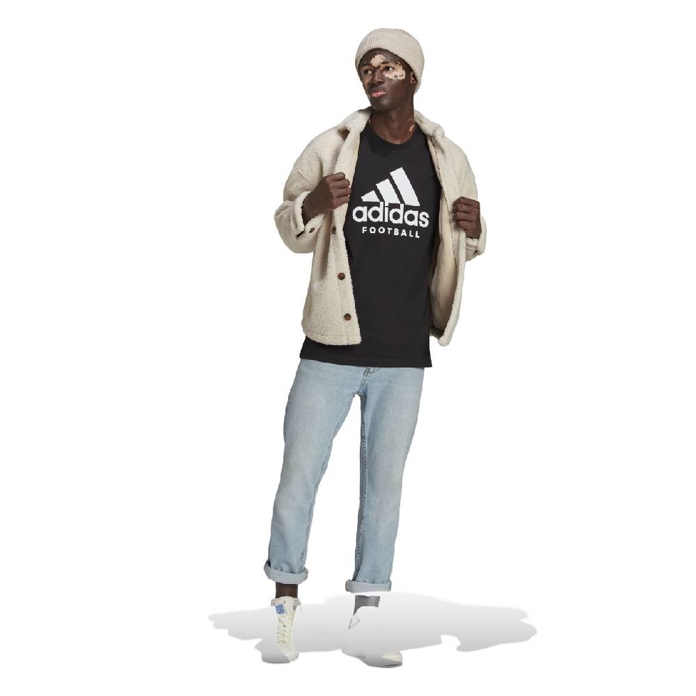 Saller adidas Football Logo T-Shirt Letzter Tag