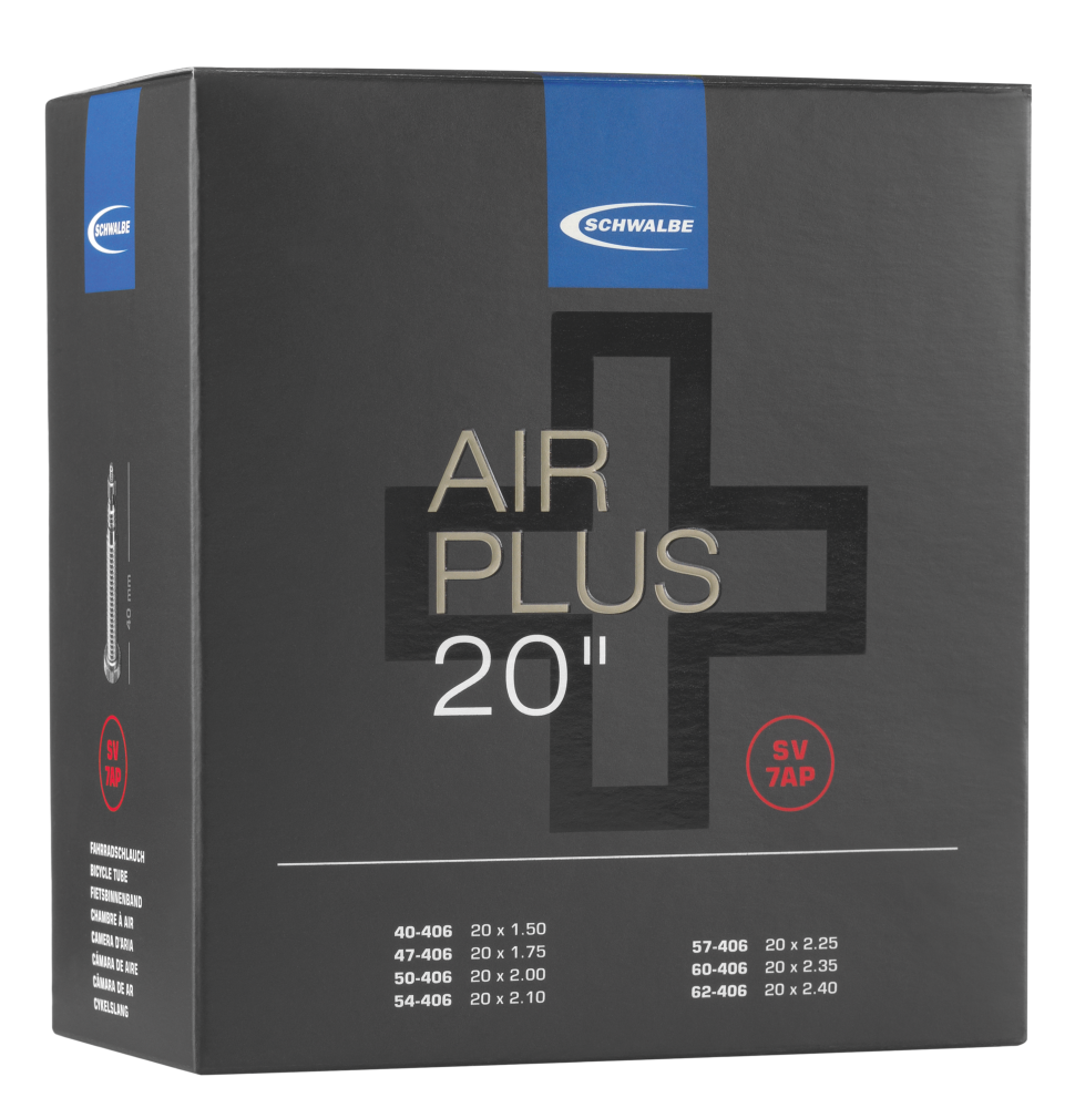 Schwalbe SCHWALBE AIR PLUS SCHLAUCH NR. 7AP (20") Blitzverkäufe