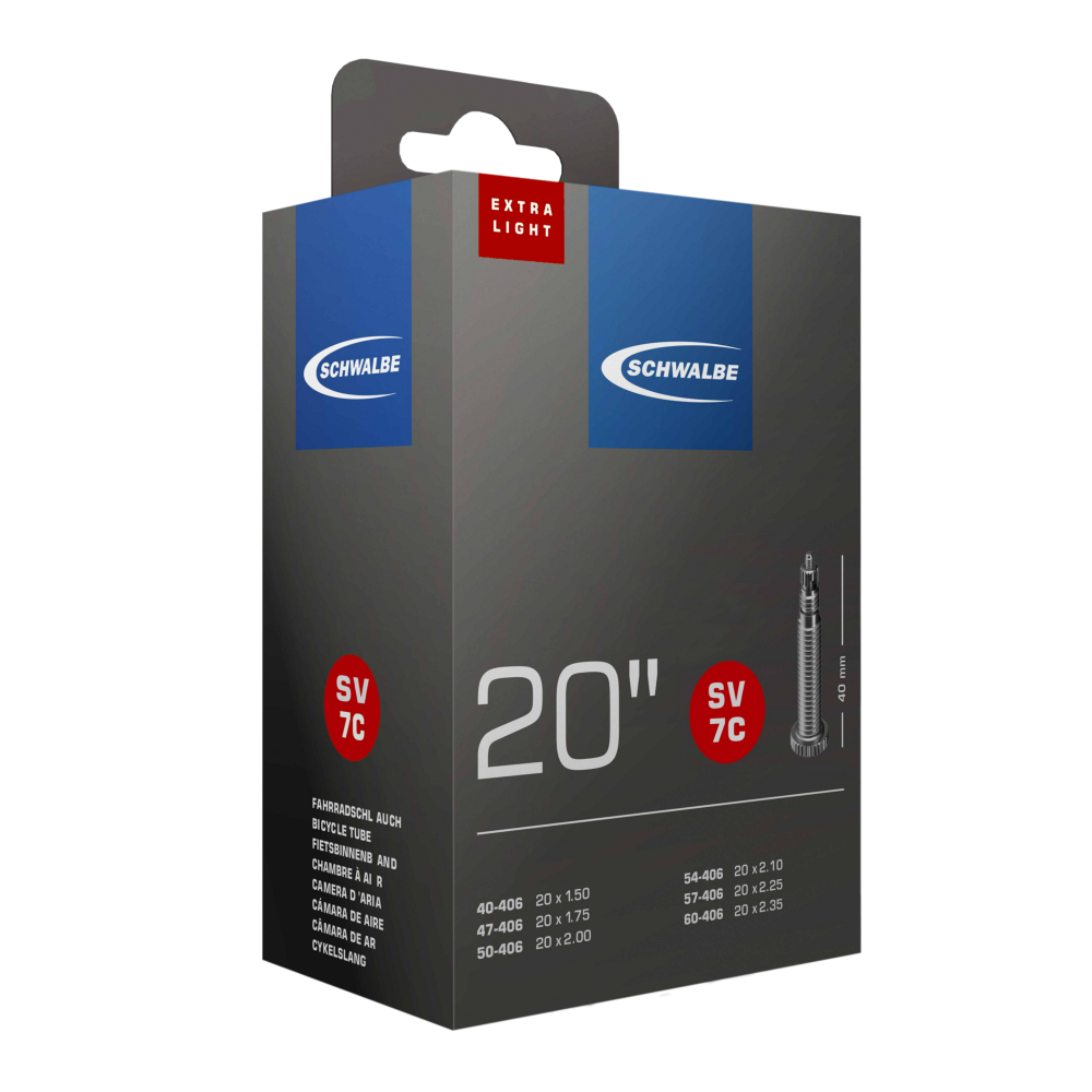 Schwalbe SCHWALBE SCHLAUCH NR. 7C EXTRA LIGHT (20") Auslauf