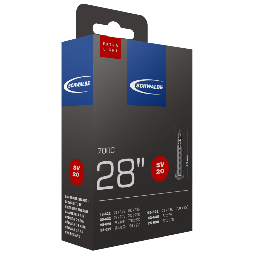 Schwalbe SCHWALBE SCHLAUCH NR. 20 EXTRA LIGHT (28"/700C) Schlussverkauf