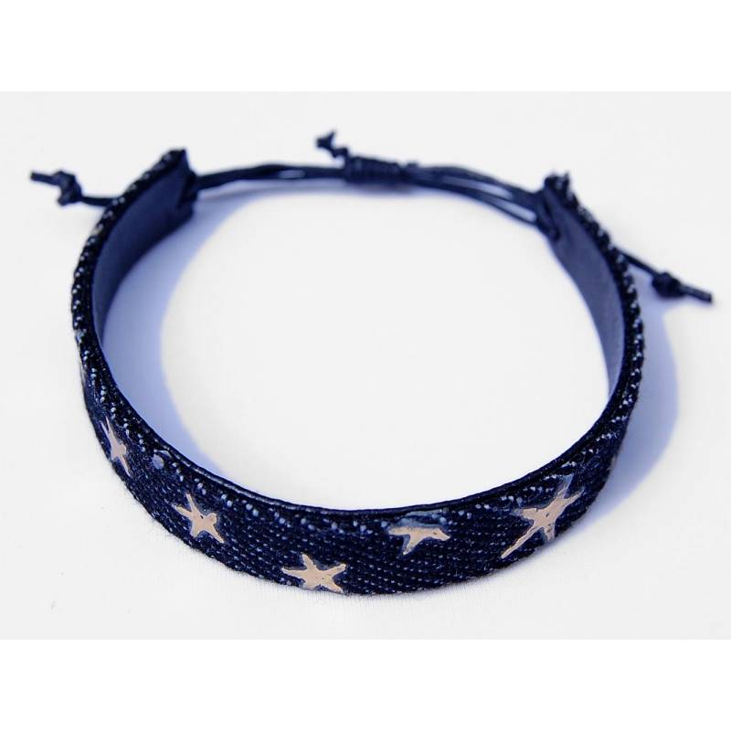 Seestern Sportswear SEESTERN Armband / Armbänder Jeans mit Seesternen in Metal Optik Modeschmuck/1807 Fabrikverkauf