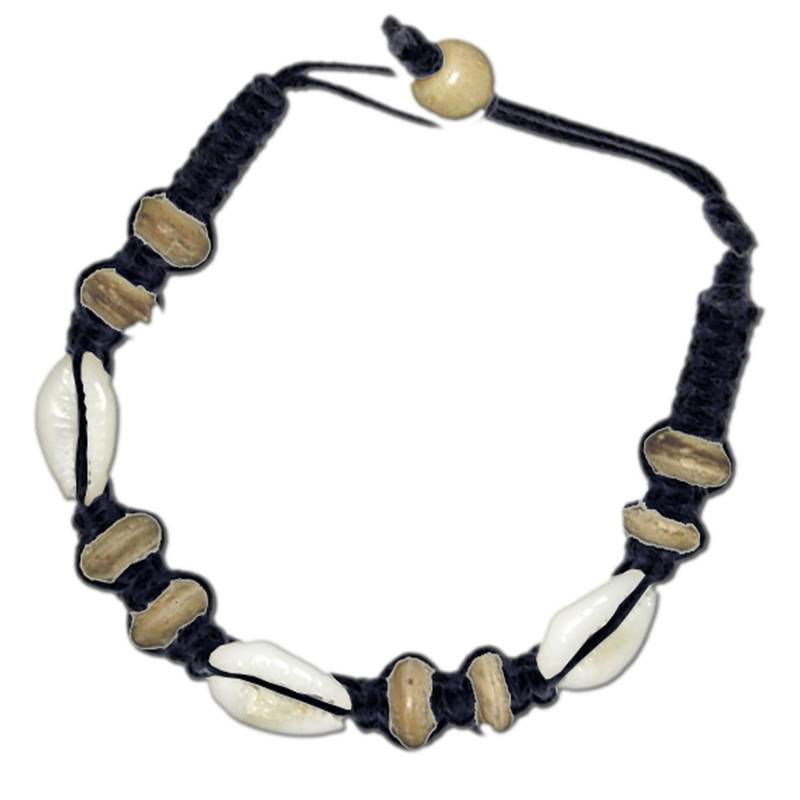 Seestern Sportswear SEESTERN Armband / Armbänder mit Kauri Muschel Design, Muschel Modeschmuck/002 Meist gekauft