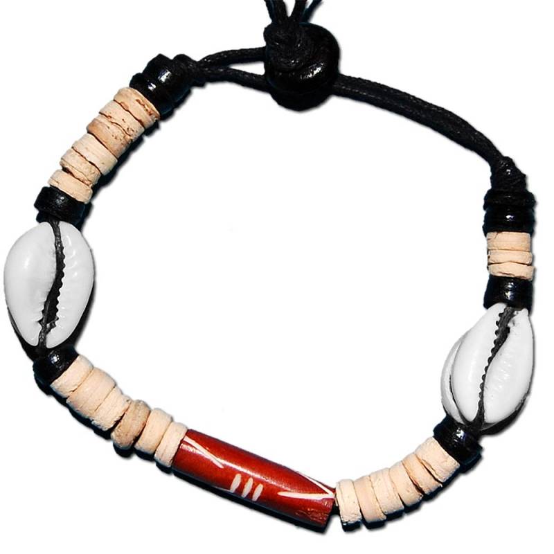 Seestern Sportswear SEESTERN Armband / Armbänder mit Kauri Muschel Design, Muschel Modeschmuck/005.bg