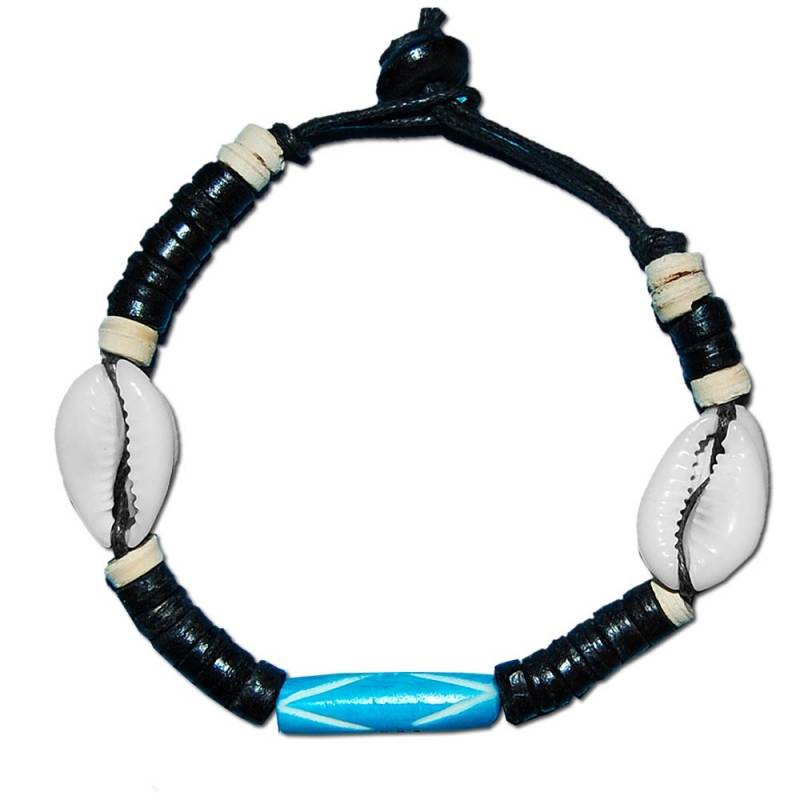 Seestern Sportswear SEESTERN Armband / Armbänder mit Kauri Muschel Design, Muschel Modeschmuck/005.tq