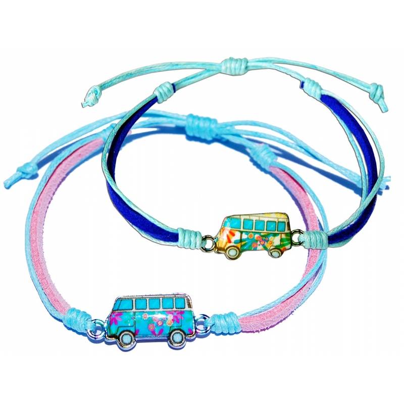 Seestern Sportswear SEESTERN Armband / Armbänder mit Metal Surf Bus / Bully Design Modeschmuck/1801