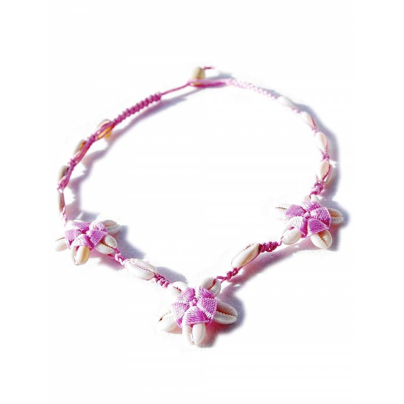 Seestern Sportswear Seestern Halskette Modeschmuck aus Kauri Muscheln & geflochtenem Halsband/120 Schlussverkauf