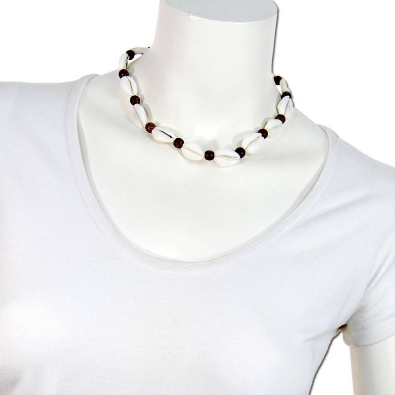 Seestern Sportswear Seestern Halskette Modeschmuck aus Kauri Muscheln & Kokosperlen /103 Blitzverkäufe