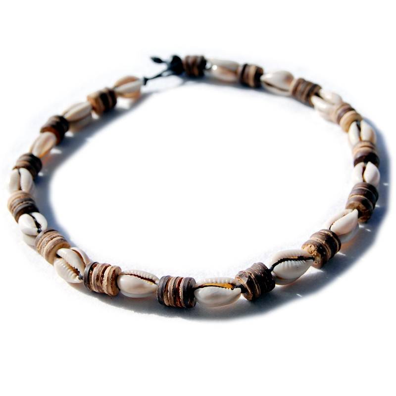 Seestern Sportswear Seestern Halskette Modeschmuck aus Kauri Muscheln & Kokosperlen /109