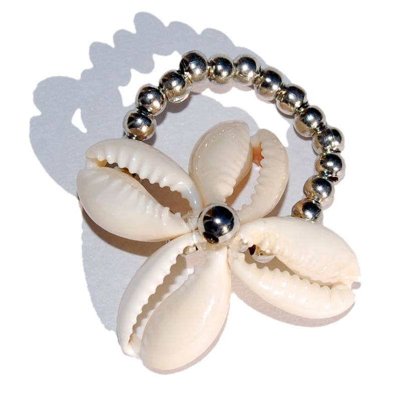 Seestern Sportswear Seestern Muschel Ring Modeschmuck aus Kauri Muscheln Surfer Shell /2001.wt