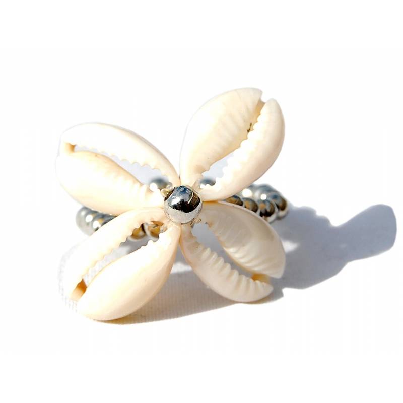 Seestern Sportswear Seestern Muschel Ring Modeschmuck aus Kauri Muscheln Surfer Shell /2001.wt Verkauf