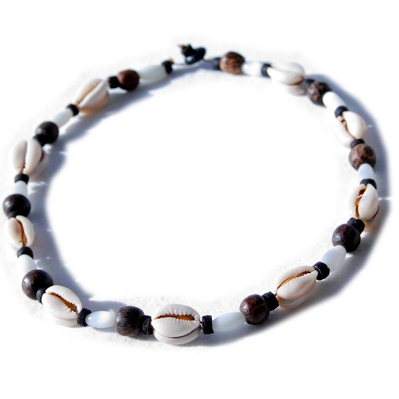 Seestern Sportswear Seestern Halskette Modeschmuck aus Kauri Muscheln & Nylon-Kokosperlen /114