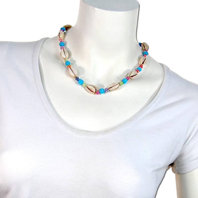 Seestern Sportswear Seestern Halskette Modeschmuck aus Kauri Muscheln & Nylonperlen /113 Hotsell