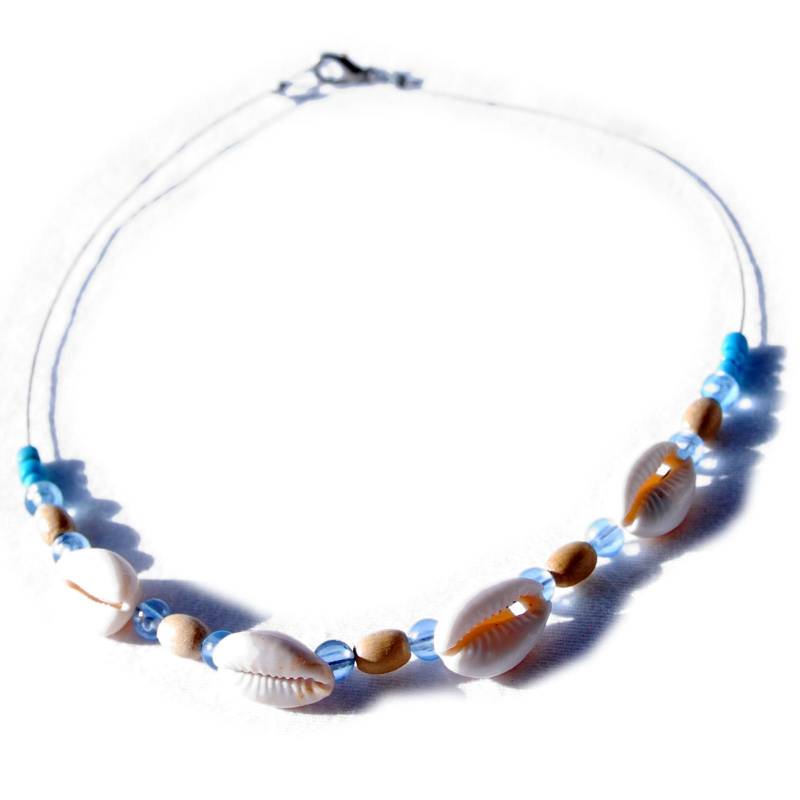 Seestern Sportswear Seestern Halskette Modeschmuck aus Kauri Muscheln & Nylonperlen/119