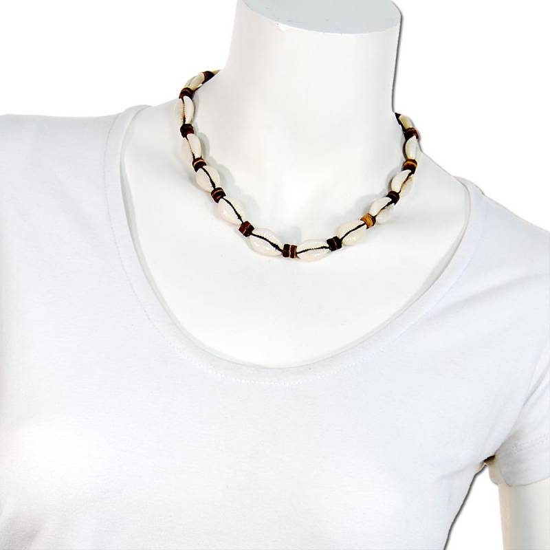 Seestern Sportswear Seestern Halskette Modeschmuck aus Kaurimuscheln & Kokosperlen /101 Outlet