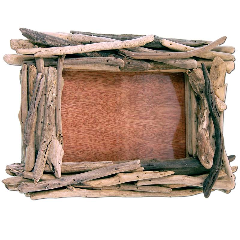 Seestern Sportswear SEESTERN Treibholz Bilderrahmen für 10x15 cm Fotos Wanddeko Driftwood Holzdeko /1436