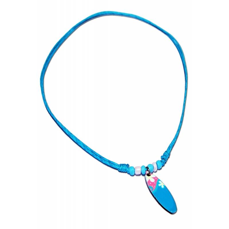 Seestern Sportswear Seestern Halskette Modeschmuck mit Surfboard Nylon Anhänger 2,5 cm variables Halsband /1585 Meist gekauft