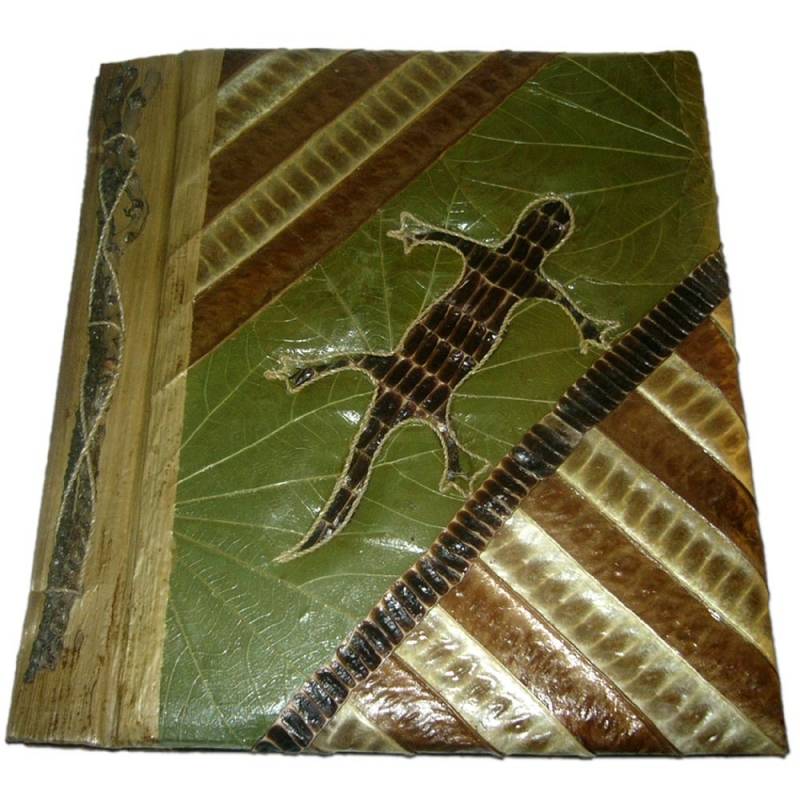 Seestern Sportswear Tropisches Fotoalbum Natur Album von Bali 30 Seiten Photoalbum mit Gecko Motiv L /0906