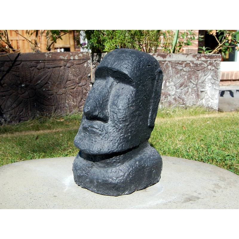 Seestern Sportswear Moai Osterinsel Garten Statue Figur Skulptur Höhe: 30 cm Steinguß für innen & außen /1887 Outlet