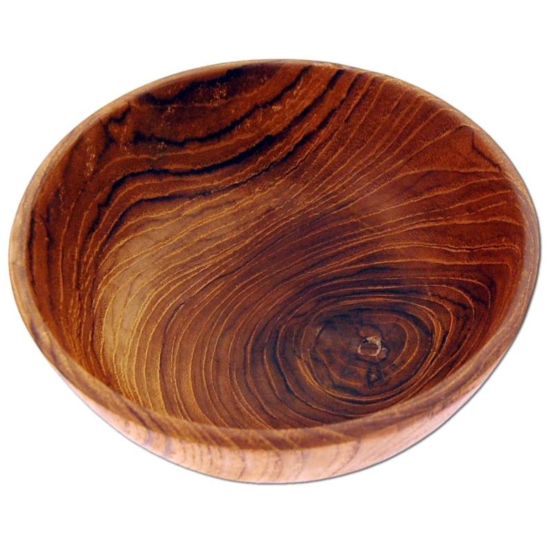 Seestern Sportswear SEESTERN Teakholz Müsli Obst Dessert Salat Schale Schüssel Bowl handgearbeitet /1976