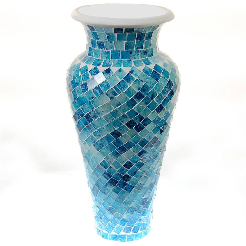 Seestern Sportswear SEESTERN Mosaik Boden Vase Tonvase mit Glas Mosaik verziert 60cm hoch /1625