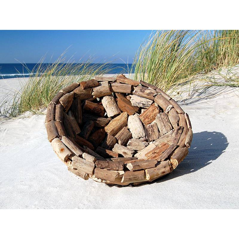 Seestern Sportswear SEESTERN Treibholz Deko Tisch Schale (40 cm) Motiv Tischdeko Driftwood Holzdeko /2353 VIP-Rabatte