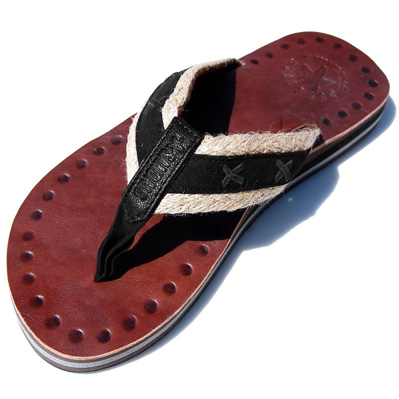 Seestern Sportswear SEESTERN Herren Leder Zehentrenner Zehensandale Zehensteg Sandalen Gr.40-50 /1961 Günstiger Verkauf