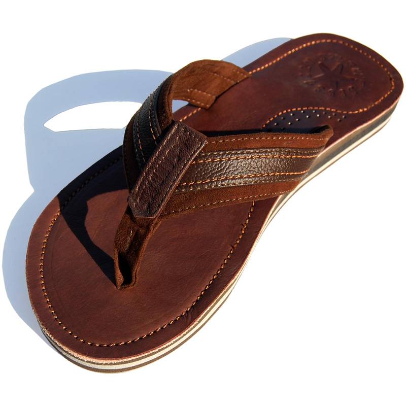 Seestern Sportswear SEESTERN Herren Leder Zehentrenner Zehensandale Zehensteg Sandalen Gr.40-50 /1964.bw