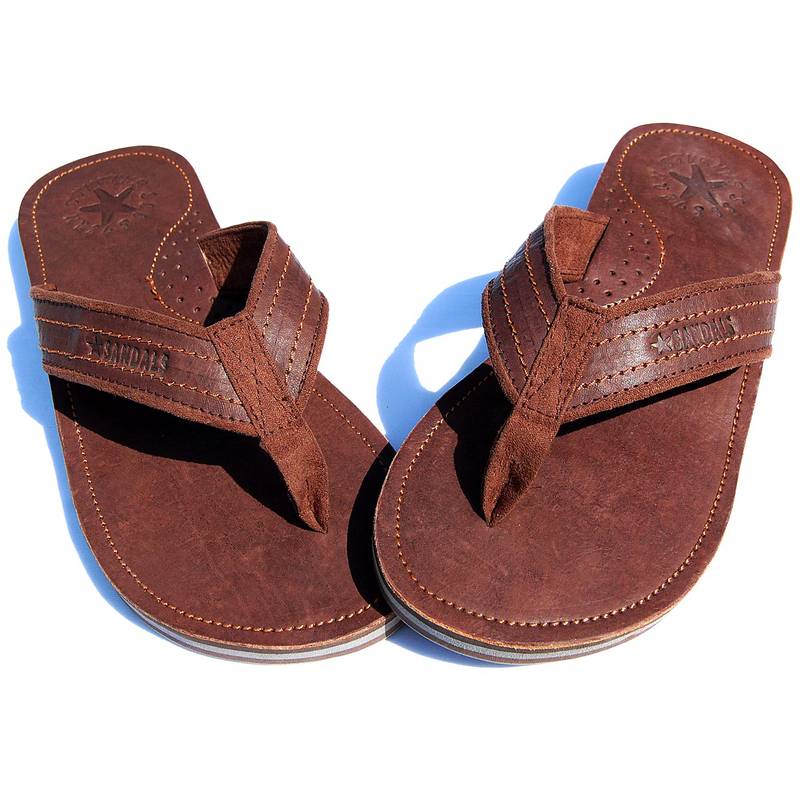 Seestern Sportswear SEESTERN Herren Leder Zehentrenner Zehensandale Zehensteg Sandalen Gr.40-50 /2364.dbw Outlet